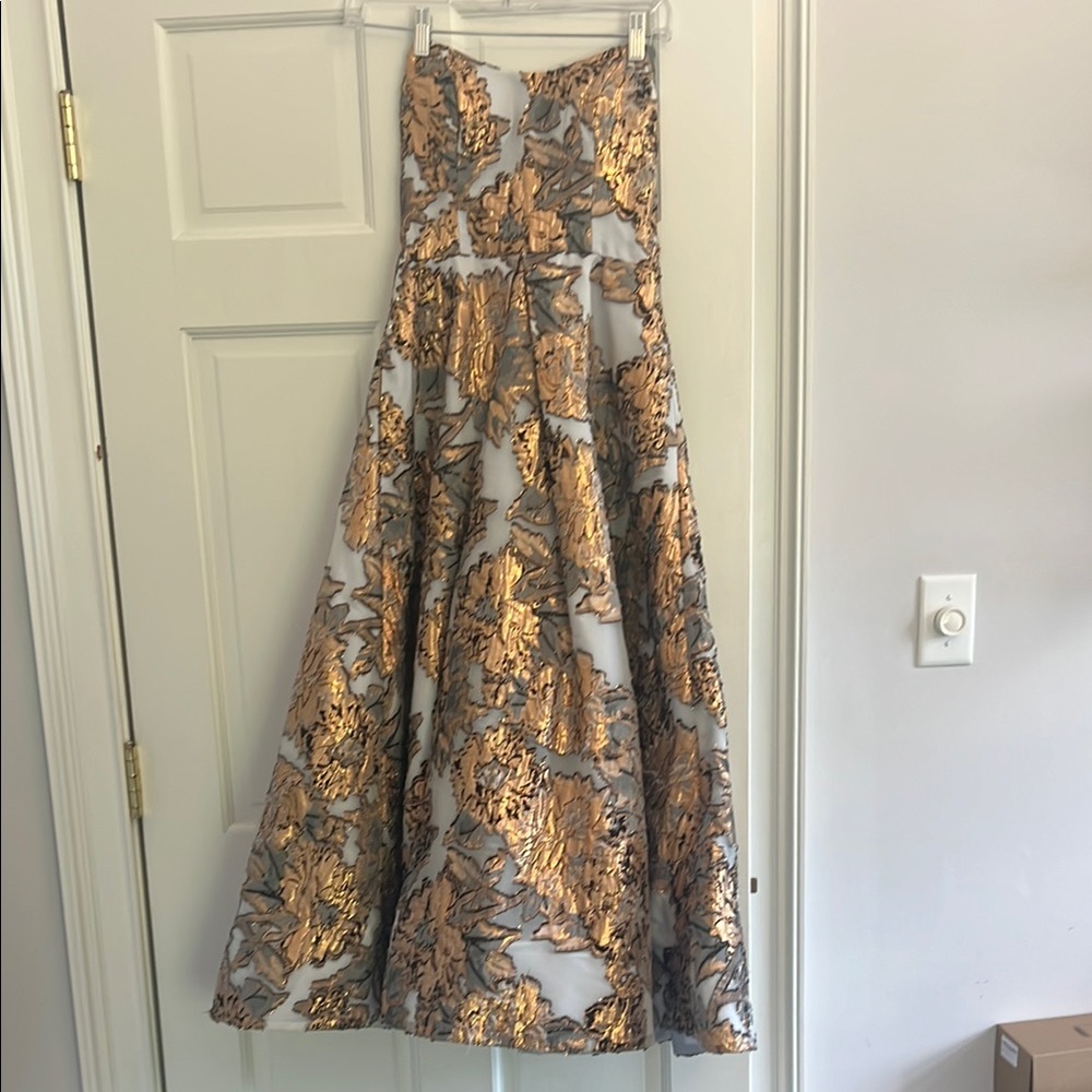 Blue and Gold Dress